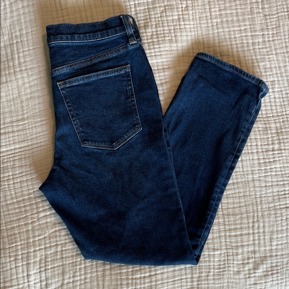 J Crew Essential Straight Blue Jeans